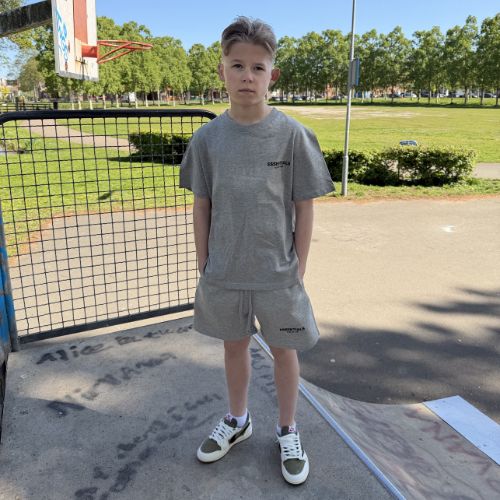 Komplet Essentials Set Dark Oatmeal Kids