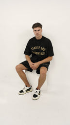 Komplet Essentials Set FW24 Black Yellow