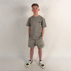 Komplet Essentials Set Dark Oatmeal Kids