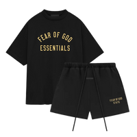 Komplet Essentials Set FW24 Black Yellow