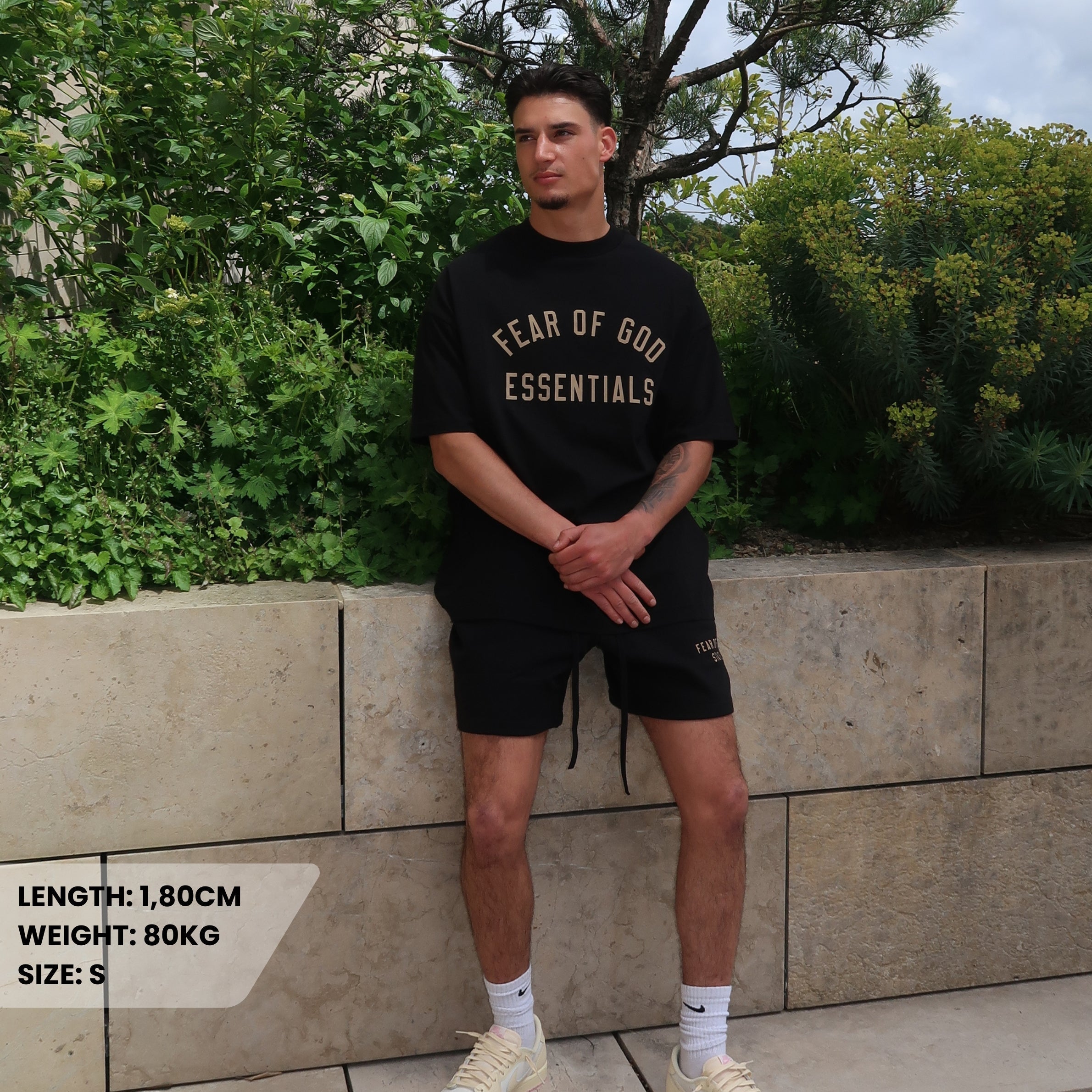 Komplet Essentials Set FW24 Black Yellow